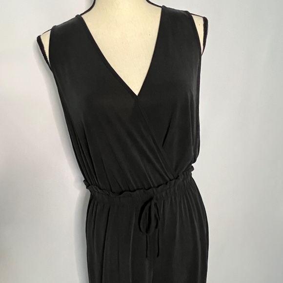 Sienna Sky Lined Cropped Jumper Size L Black- Modal Blend - Picture 3 of 8